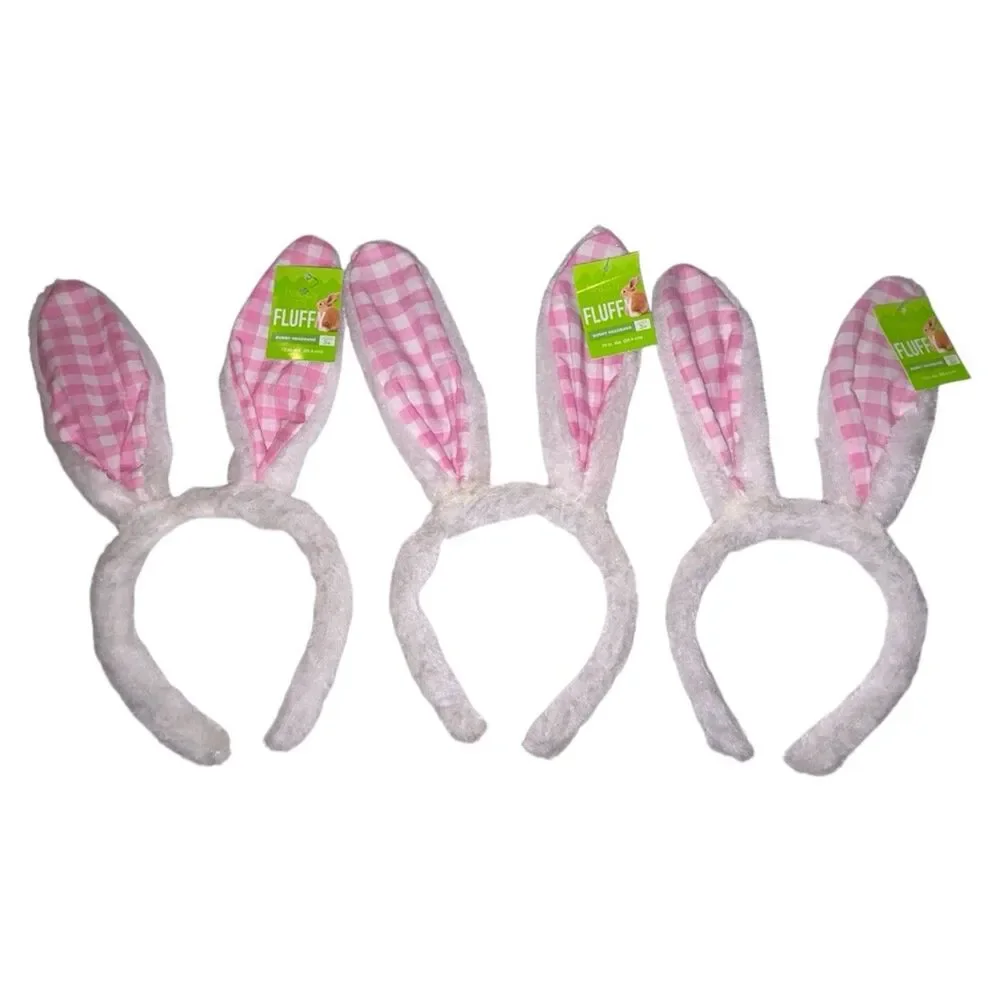 9x Easter Party Decor Bunny Ear Headbands for Kids